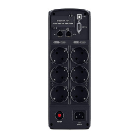 UPS устройство CyberPower CP1600EPFCLCD, Line-Interactive, AVR, 1600VA/1000W, LCD дисплей, 6 x Schuko, Слот за SNMP карта