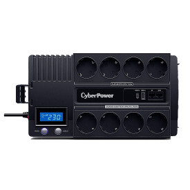 UPS устройство CyberPower BR700ELCD, Line-Interactive, AVR, 700VA/420W, LCD дисплей, 8 x Schuko