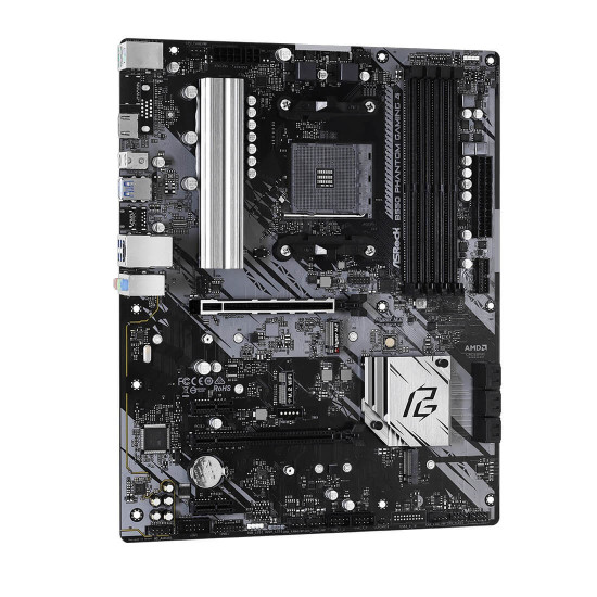 Дънна платка ASRock B550 Phantom Gaming 4, ATX, Socket AM4,  B550, 4x DDR4, 1x PCIe 4.0 x16