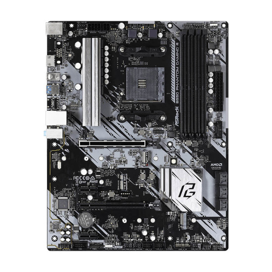 Дънна платка ASRock B550 Phantom Gaming 4, ATX, Socket AM4,  B550, 4x DDR4, 1x PCIe 4.0 x16