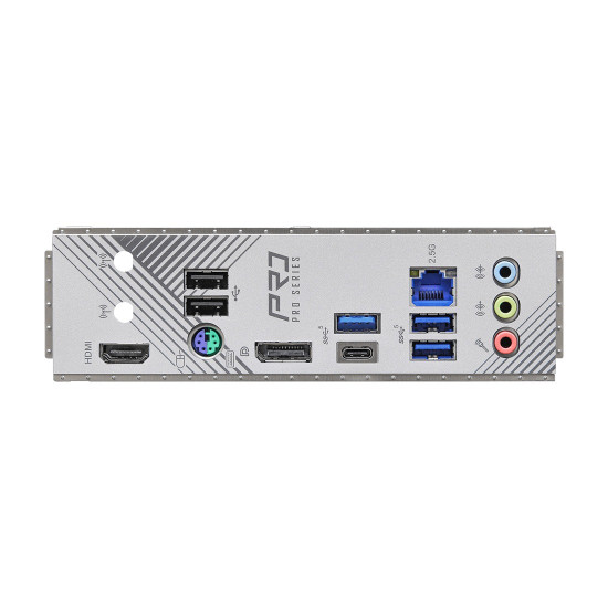 Дънна платка ASRock B760M Pro RS, micro ATX, Socket LGA1700, 4x DDR5, 1x PCIe 5.0 x16