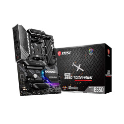 Дънна платка MSI MAG B550 TOMAHAWK, AM4, ATX, DDR4, 5100MHz OC, PCIe 4.0, M.2, USB 3.2 Gen 2, HDMI, 2.5G LAN, Gigabit LAN, RGB Mystic Light