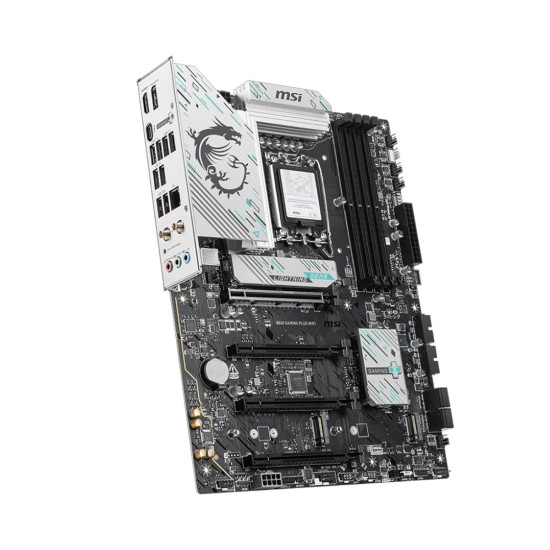 Дънна платка MSI PRO B860 GAMING PLUS WIFI, ATX, LGA 1851, 4x DDR5, 4x PCIe x16