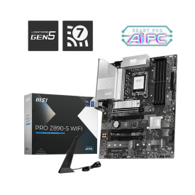 Дънна платка MSI PRO Z890-S WIFI, LGA 1851, Dual Channel DDR5, 4x PCIe x16 