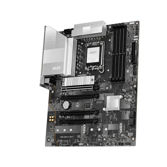 Дънна платка MSI PRO Z890-S WIFI, LGA 1851, Dual Channel DDR5, 4x PCIe x16 