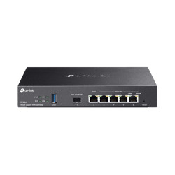 Гейтуей TP-Link ER7206 Omada Gigabit Multi-WAN VPN, 1 x Gigabit SFP WAN, 1 x Gigabit RJ45 WAN, 2 x Gigabit WAN/LAN RJ45, 2 x Gigabit RJ45 LAN, 100 IPsec VPN тунела, 50 PPTP/L2TP VPN тунела, 50 OpenVPN тунела