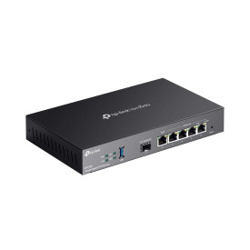 Гейтуей TP-Link ER7206 Omada Gigabit Multi-WAN VPN, 1 x Gigabit SFP WAN, 1 x Gigabit RJ45 WAN, 2 x Gigabit WAN/LAN RJ45, 2 x Gigabit RJ45 LAN, 100 IPsec VPN тунела, 50 PPTP/L2TP VPN тунела, 50 OpenVPN тунела