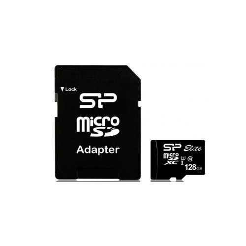 Карта памет Silicon Power Elite, 64GB, microSDXC, Class 10, UHS-I U1, до 100MB/s, STHBU1V10SP