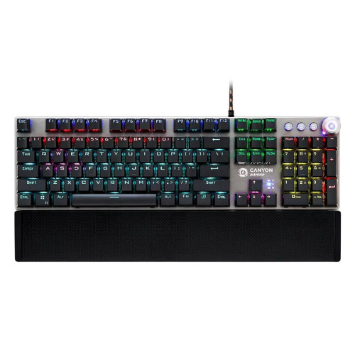 Клавиатура CANYON Nightfall GK-7, Dark Grey