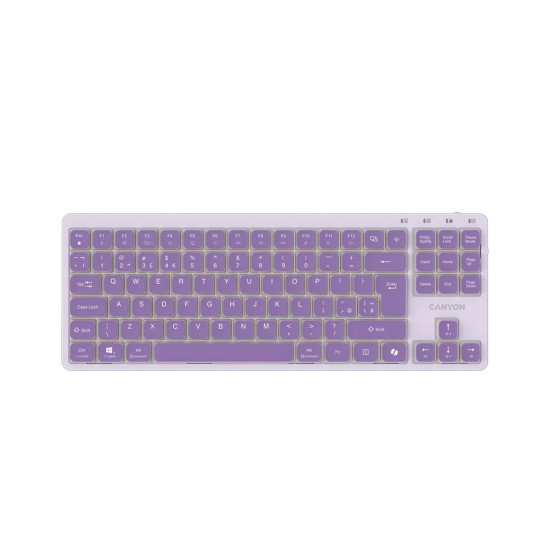Клавиатура Canyon OnType 10, Violet