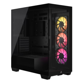 Кутия за компютър Corsair 3500X ARGB, Mid-Tower, ATX, Tempered Glass, Black