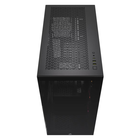 Кутия за компютър Corsair 3500X ARGB, Mid-Tower, ATX, Tempered Glass, Black