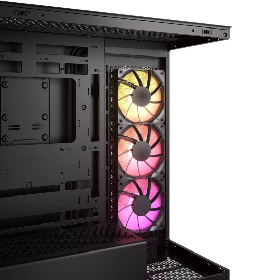 Кутия за компютър Corsair 3500X ARGB, Mid-Tower, ATX, Tempered Glass, Black