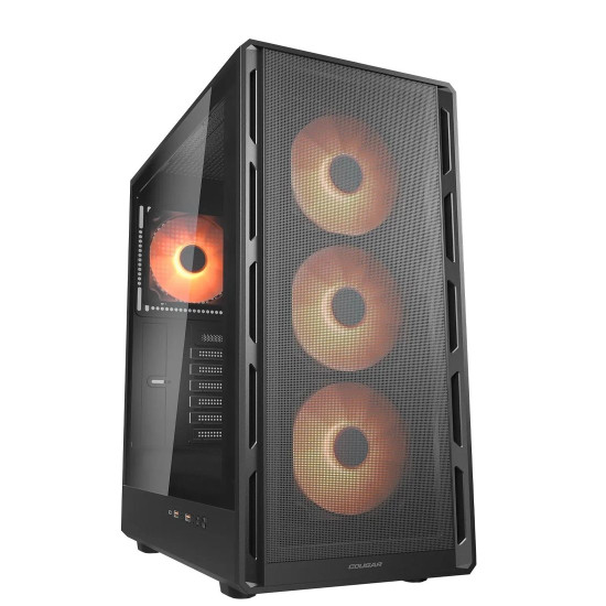 Кутия за компютър COUGAR AIRFACE PURE PRO, Mid Tower, Black