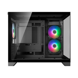 Кутия за компютър COUGAR FV150 Mini RGB, Mid Tower, Black