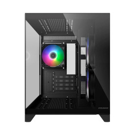 Кутия за компютър COUGAR FV150 Mini RGB, Mid Tower, Black