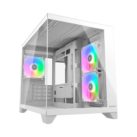 Кутия за компютър COUGAR FV150 Mini RGB, Mid Tower, White