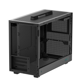 Кутия за компютър DeepCool CH160 PLUS, Mini Tower, 2 x USB 3.0, 1 x USB Type-C Gen 2, 1 x Audio/Mic, Black