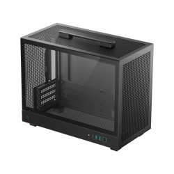 Кутия за компютър DeepCool CH160 PLUS, Mini Tower, 2 x USB 3.0, 1 x USB Type-C Gen 2, 1 x Audio/Mic, Black