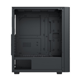 Кутия за компютър Hero II Air 3F Black EN41655, ATX/M-ATX/MINI ITX, USB3.0 x1, USB2.0 x2, HD AUDIO, Front Meshed Grill & Left TG, 3PCS Z20F Fixed LED Fan