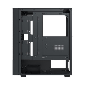 Кутия за компютър Hero II Air 3F Black EN41655, ATX/M-ATX/MINI ITX, USB3.0 x1, USB2.0 x2, HD AUDIO, Front Meshed Grill & Left TG, 3PCS Z20F Fixed LED Fan