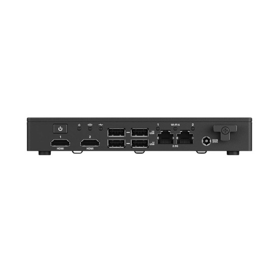 Мини компютър ASUS NUC 13 Rugged Slim, Intel N50, UHD Graphics, DDR5 до 16GB, M.2 SSD, HDMI, DisplayPort, без RAM/SSD/OS, 90AS0011-M000C0