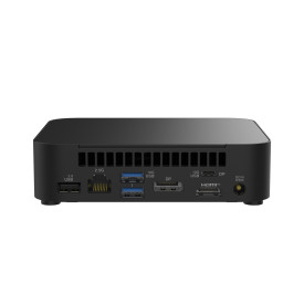 Мини компютър ASUS NUC 14 Essential, Intel N300, 3.6GHz, 6MB кеш, Intel UHD Graphics, DDR5 SO-DIMM, до 16GB, M.2 SSD, HDMI 2.1, DisplayPort 1.4, USB 3.2 Gen2, Wi-Fi 6E, Bluetooth 5.2, Free DOS, 90AR00M2-M00080