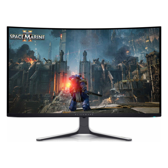 Монитор Alienware AW3225QF, 32 инча, QD-OLED, 3840x2160, 240Hz, 0.03ms, 1x DP 1.4, 2x HDMI 2.1, 1x USB Type-B, 2x USB Type-A, 1x USB Type-C