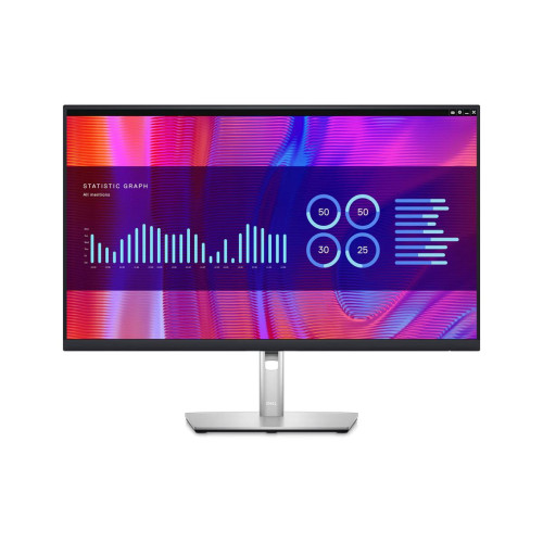Монитор Dell P2723DE, 27 инча, QHD 2560 x 1440, 60Hz, 5ms, 1xHDMI, 2xDP, USB-C, RJ45, USB