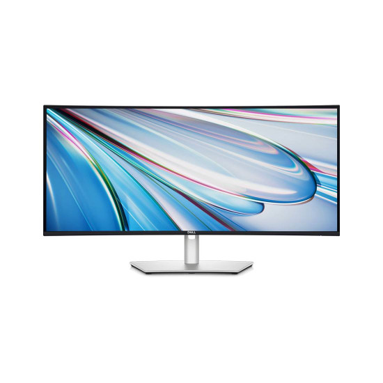Монитор Dell UltraSharp U3425WE, 34 инча, WQHD 3440x1440, IPS Black, Thunderbolt 4, USB-C, HDMI 2.1, DisplayPort 1.4,120Hz, VESA, Speakers