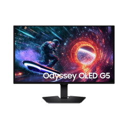 Монитор Samsung Odyssey G5 LS27FG500SUXEN, 27 инча, QHD (2560 x 1440), QD-OLED, 180 Hz, 0.03 ms, Pantone Validated
