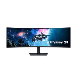 Монитор Samsung Odyssey G95C, 49 инча, извит, VA, Dual QHD, 240Hz, 1ms, AMD FreeSync Premium Pro, 2x HDMI 2.1, DisplayPort 1.4, USB 3.0