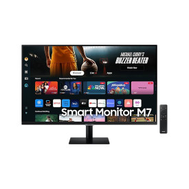 Монитор Samsung Smart Monitor M7 M70D LS32DM702UUXDU, 32 инча, UHD 4K, 60Hz, 4ms, HDR10, Smart TV