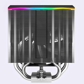 Охладител за процесор DeepCool AS500 aRGB - R-AS500-BKNLMP-G, 1 x 140мм