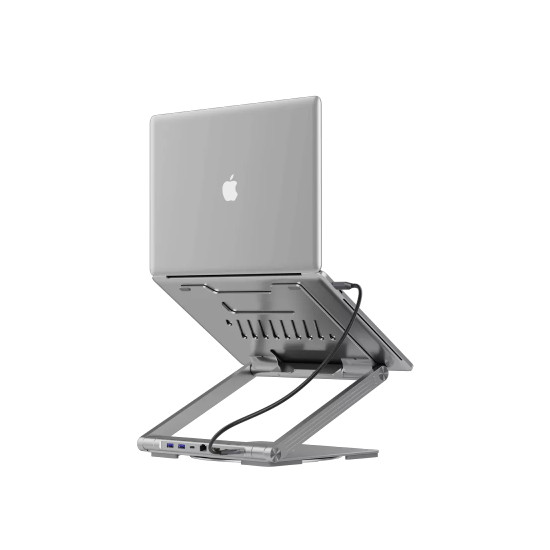 Поставка за лаптоп CANYON CNS-SDS2 + USB хъб USB-C,HDMI, USB, RJ45, Power Delivery