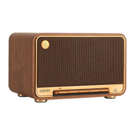 Преносима тонколона EDIFIER D32, 60W RMS, Bluetooth 5.3, LDAC, Wi-Fi AirPlay 2, AUX, USB, батерия 5200mAh, Brown