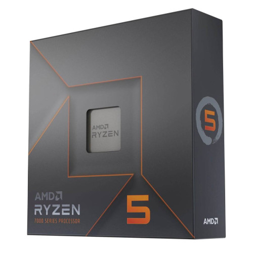 Процесор AMD Ryzen 5 7600X, 6C/12T, 4.7/5.0GHz Boost, 38MB, 105W, AM5, Box без Охладител