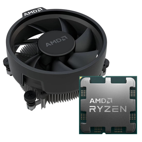Процесор AMD Ryzen 5 8400F, 6C/12T, 4.2GHz/4.7GHz, 22MB, 65W, AM5, MPK, Wraith Stealth Cooler