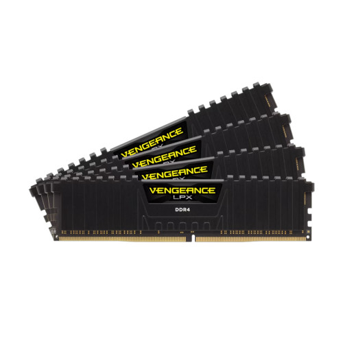 RAM памет Corsair Vengeance LPX, 32GB (4x8GB) DDR4, 3200MT/s, CL16, Kit of 4