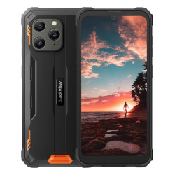 Смартфон Blackview Rugged BV5300 PRO, 6.10 инча, HD+ IPS (720x1560), 4GB/64GB, MT6765 Octa-core 2.3GHz, NFC, LTE, 6580mAh, Android 14, Orange