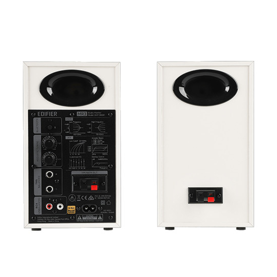 Тонколони EDIFIER MR3, 2.0 система, 2x18W RMS, Bluetooth 5.4, TRS, RCA, AUX, Hi-Res Audio, White