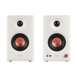 Тонколони EDIFIER MR3, 2.0 система, 2x18W RMS, Bluetooth 5.4, TRS, RCA, AUX, Hi-Res Audio, White