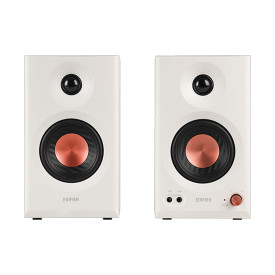 Тонколони EDIFIER MR3, 2.0 система, 2x18W RMS, Bluetooth 5.4, TRS, RCA, AUX, Hi-Res Audio, White