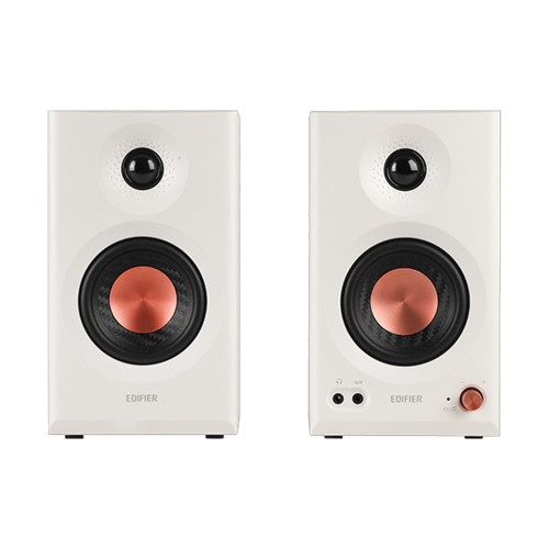Тонколони EDIFIER MR3, 2.0 система, 2x18W RMS, Bluetooth 5.4, TRS, RCA, AUX, Hi-Res Audio, White
