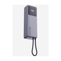 Външна батерия Xiaomi, 10000 mAh, 165 W, вграден кабел, GL