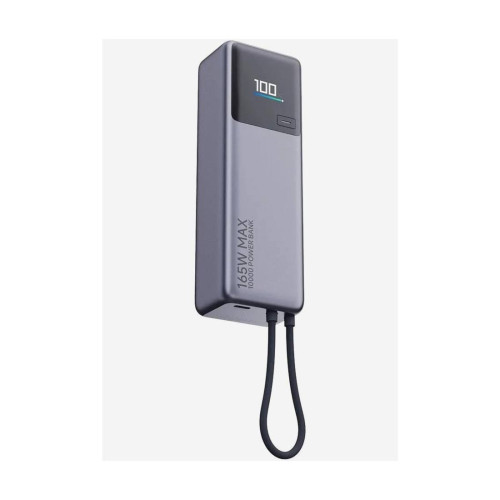 Външна батерия Xiaomi, 10000 mAh, 165 W, вграден кабел, GL