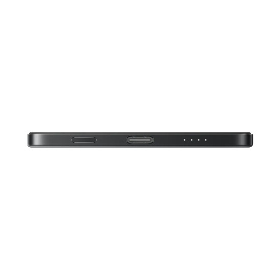 Външна батерия Xiaomi UltraThin Magnetic Power Bank, 5000 mAh, 15 W, магнитна, Graphite Black