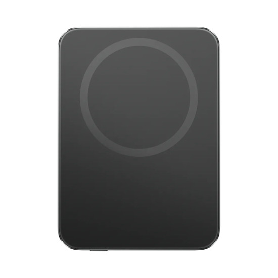 Външна батерия Xiaomi UltraThin Magnetic Power Bank, 5000 mAh, 15 W, магнитна, Graphite Black