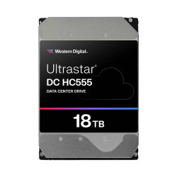 Вътрешен твърд диск Western Digital Ultrastar DC HC555, 18TB, 7200RPM, 512MB кеш, SATA III, 3.5", WUH722018CLE6L4 