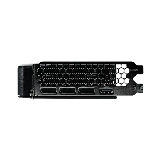 Видеокарта Gainward GeForce RTX 5060 Ti Ghost, 8 GB GDDR7, 128-bit, 3 x DisplayPort 2.1b, 2 вентилатора, 1 x 8-pin захранващ конектор, 600 W